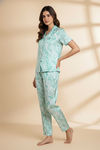Zivame Satin Pyjama Set - Shrinking Violet — thumbnail 2